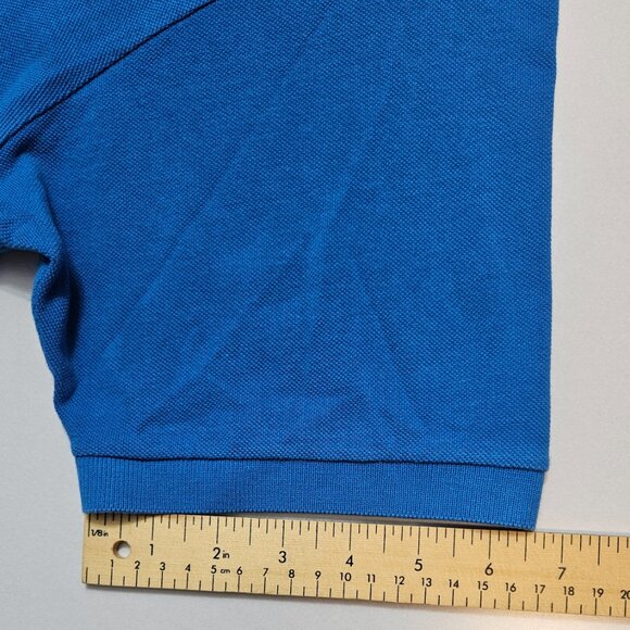 Lacoste Men's Polo Shirt Blue Size 6 (XL) Short Sleeve Collared - Picture 6 of 13